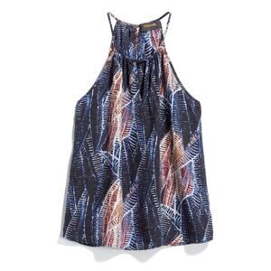 Renee C. Elwood Keyhole Halter Top, size L